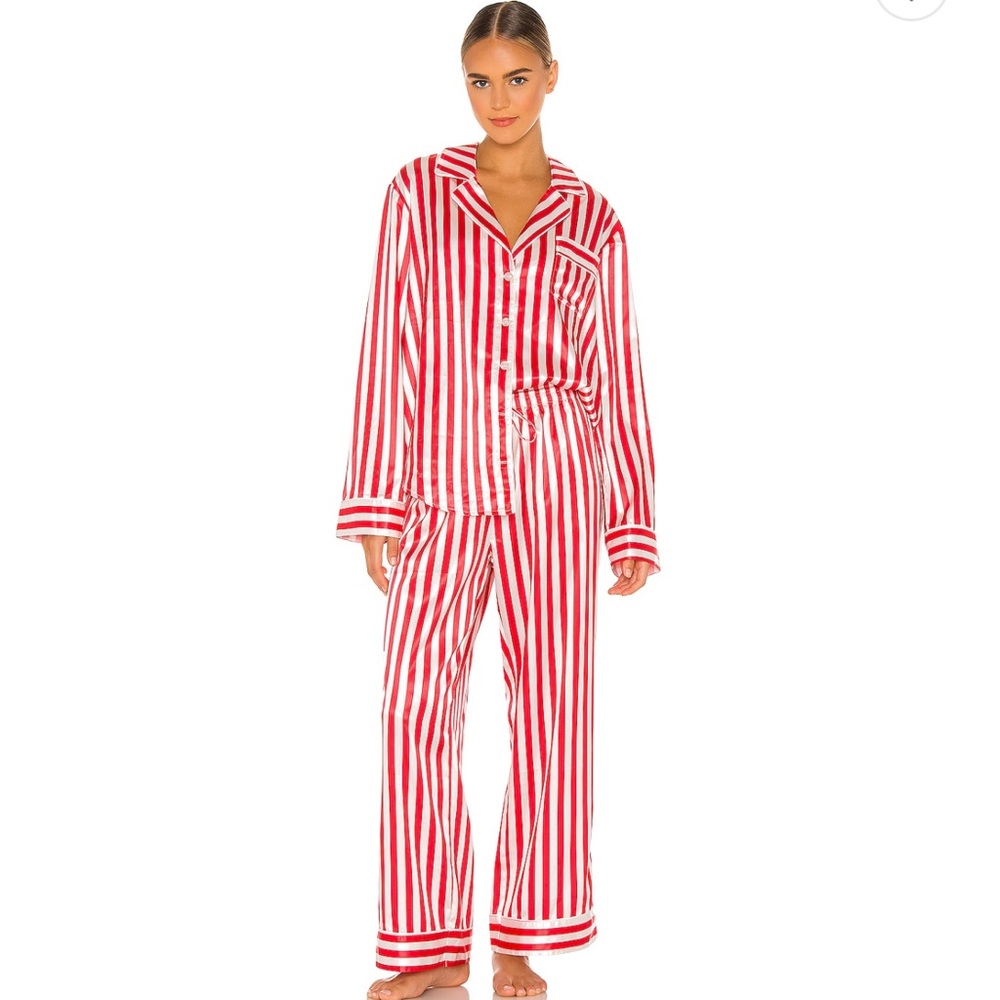 Show Me Your Mumu Classic PJ Set in Peppermint Stripe